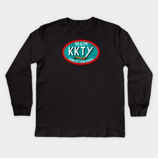 KKTY: The Home of Bayside Tiger Radio Kids Long Sleeve T-Shirt